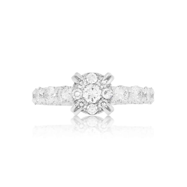 Ladies 3.79ct Diamond Ring