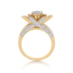 14k yellow gold diamond ring