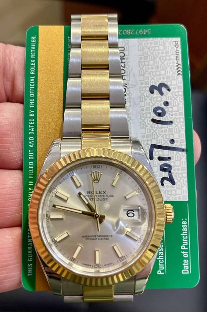 Rolex Datejust 41MM Two Tone Watch