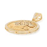 Diamond Liberty  Coin Style Medallion 0.65 ct. 14k Yellow Gold