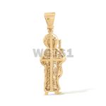 Diamond Moses Full Body Pendant 0.37 ct. 14k Yellow Gold