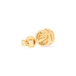 Diamond Round Cluster Earrings 0.67 ct. 14k Yellow Gold