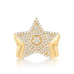 Diamond Star Ring 1.00 ct. 14k Gold