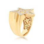 Diamond Star Ring 1.00 ct. 14k Gold