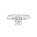 Diamond Engagement Ring Round 0.35 ct. 14k White Gold