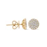 Diamond Earrings 0.72 ct. 10K Yellow Gold