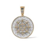 Diamond All-seeing Eye Pendant  0.59 ct. 10K Yellow Gold