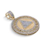 Diamond All-seeing Eye Pendant  0.59 ct. 10K Yellow Gold