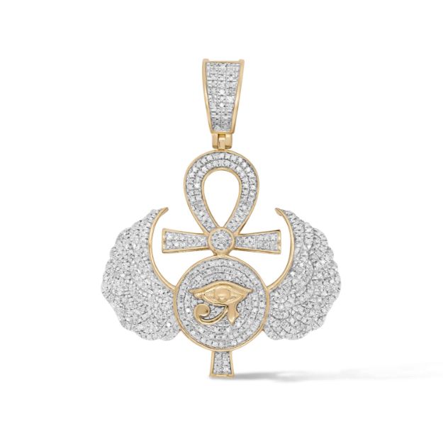 Diamond Eternity Life Pendant 0.61 ct. 10K Yellow Gold