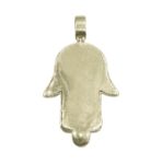 Diamond Hamsa Pendant 3.65ct 14K Yellow Gold