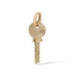 Diamond Key Pendant 0.47 ct. 10K Yellow Gold