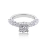 Diamond Ring 1.65 ct. 14K White Gold