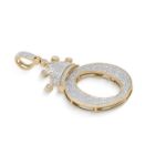 Diamond Letter O Pendant 0.76 ct. 10K Yellow Gold