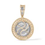 Diamond Yin-Yang Pendant  0.49 ct. 10K Yellow Gold