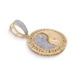 Diamond Yin-Yang Pendant  0.49 ct. 10K Yellow Gold