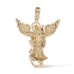 Diamond Guardian Angel Pendant 2.69 ct. 10K Yellow Gold