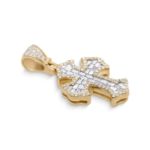 Diamond Cross Pendant 0.55 ct. 10K Yellow Gold