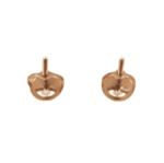 Diamond Heart Earrings 0.97ct 14K Rose Gold