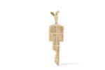 Diamond Rolls-Royce Key Pendant 0.62 ct. 14K Yellow Gold