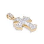 Diamond Cross Pendant 1.80 ct. 14K Yellow Gold