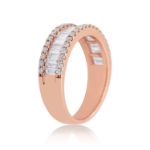 Diamond Ring 1.30 ct. 14K Rose Gold