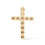 Diamond Cross Pendant 1.45 ct. 10K Yellow Gold