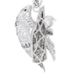 Diamond Angel Of Death Pendant 4.50 ct. 14K White Gold