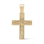 Diamond Cross Pendant 1.25 ct. 10K Yellow Gold