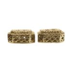 Baguette Diamond Earrings 1.36ct 10K Yellow Gold