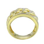 Diamond Infinity Ring 0.79 ct. 10K Yellow Gold `10.08 g