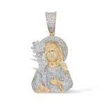 Diamond Mary Pendant 0.67 ct. 10K Yellow Gold