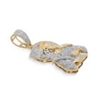 Diamond Mary Pendant 0.67 ct. 10K Yellow Gold