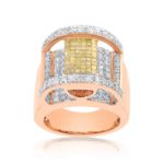 Jumbo Diamond Ring 2.75 ct. 14K Rose Gold