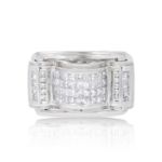 Diamond Ring  1.90 ct. 14K White Gold