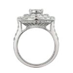 Diamond Ring 2.28 ct. 14K White Gold 6.76 g