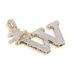 Diamond Letter W Pendant 1.00 ct. 10K Yellow Gold