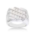 Diamond Ring  2.00 ct. 14K White Gold