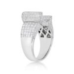 Fancy Style Diamond Ring 5.00 ct. 14K White Gold