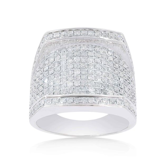 Diamond Ring 2.02 ct. 10K White Gold