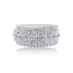 Diamond Ring 4.00 ct. 14K White Gold