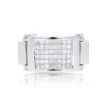 Princess Cut Diamond Ring 1.20 ct. 10K White Gold