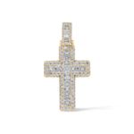 Diamond Cross Pendant 2.14 ct. 14K Yellow Gold