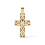 Diamond Cross Pendant 2.14 ct. 14K Yellow Gold