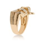 Diamond Crown Ring 0.77 ct. 10K Yellow Gold