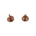 Diamond Flower Earrings 0.49ct 14K Rose Gold