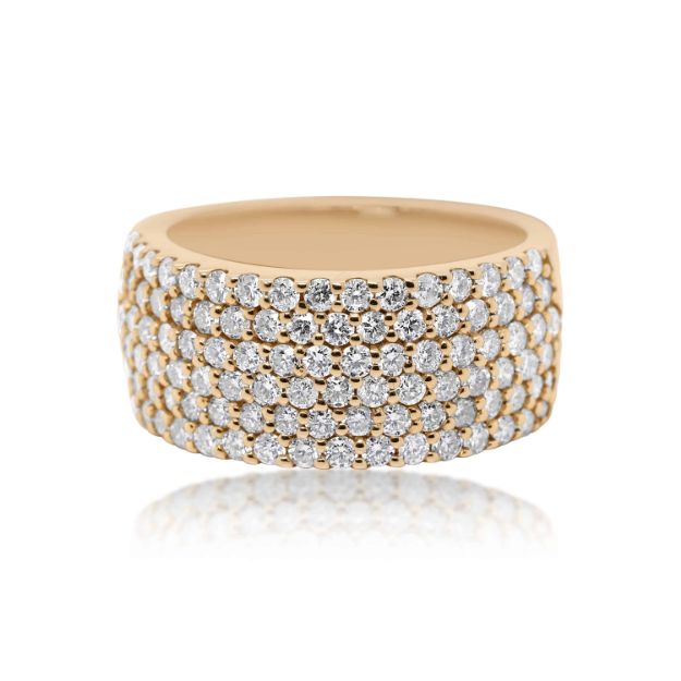 Diamond Ring 2.55 ct. 10K Yellow Gold