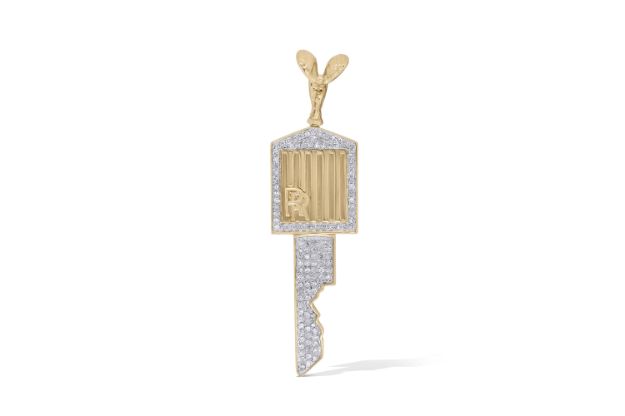 Diamond Rolls-Royce Key Pendant 0.67 ct. 10K Yellow Gold