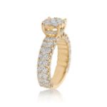 Diamond Ring 2.85 ct. 14K Yellow Gold