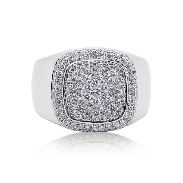 Diamond Ring 1.35 ct. 10K White Gold