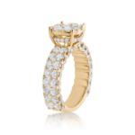 Diamond Ring 3.65 ct. 14K Yellow Gold